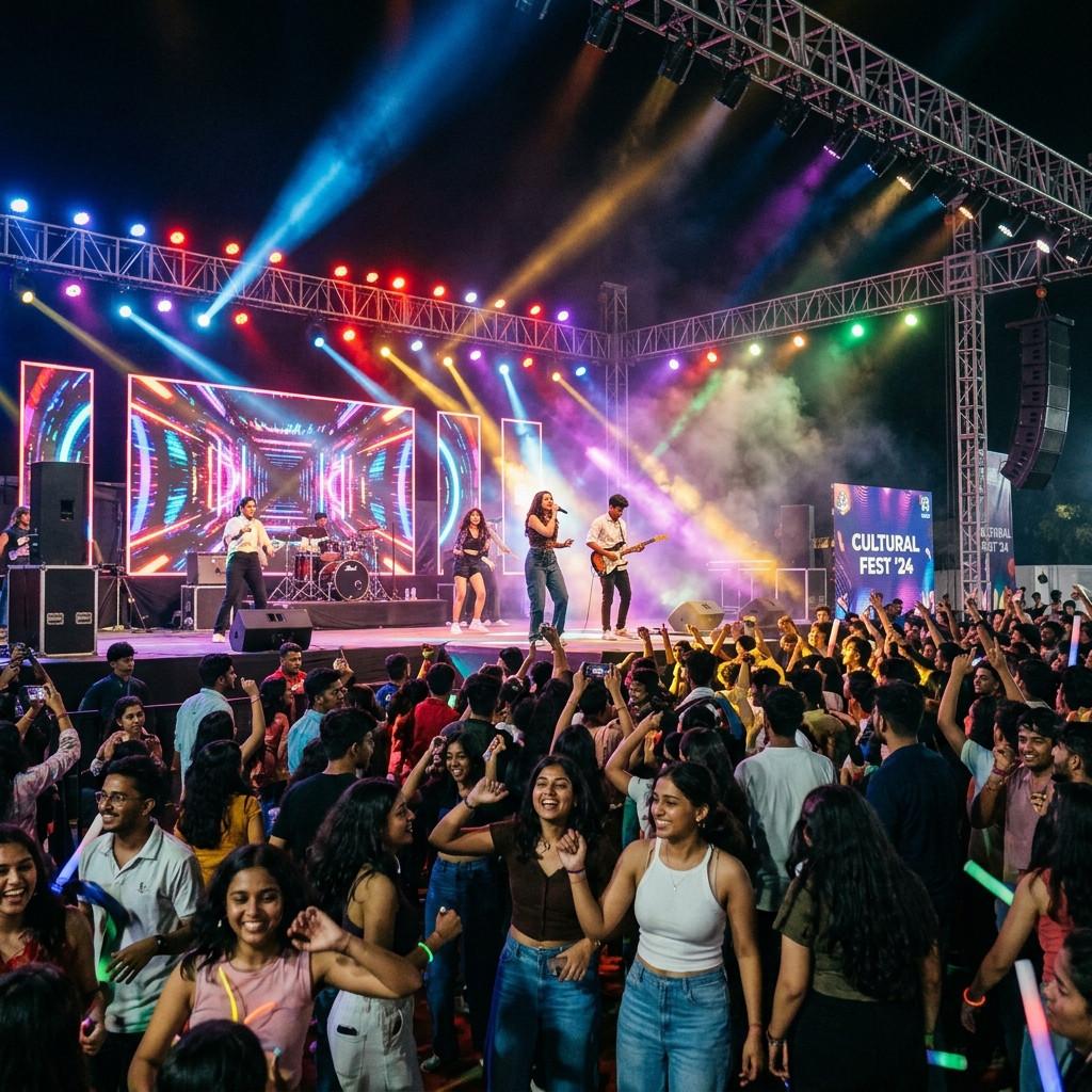 Dyuthi College Fest Main Stage Celebrations